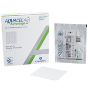 Aquacel Ag Silver Hydrofiber Dressings 4 x 5 for effective infection control, wound healing, and optimal moisture retention in care.