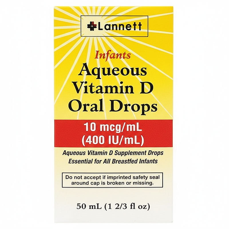 Aqueous Vitamin D Infant Oral Drops 50 mL by Lannett