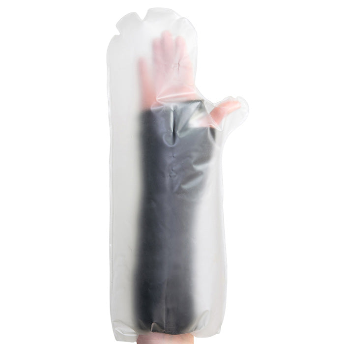 Arm Cast and Bandage Plastic Shower Protector provides waterproof coverage, securing arm casts and bandages during bathing to ensure hygiene and safety.