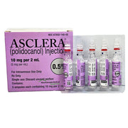 Buy Asclera Polidocanol Injection 0.5%, designed for varicose and spider vein treatment. Fast Shipping Near You