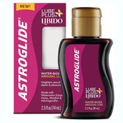 Astroglide Lube Plus Libido Arousal Lube for enhanced intimacy, sexual wellness, and heightened sensual pleasure experiences.