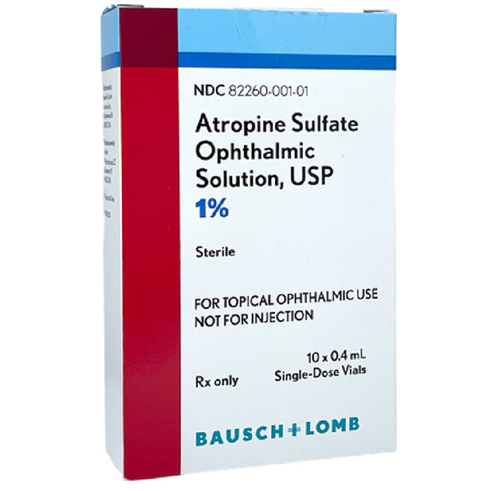 Bausch & Lomb Americas Atropine Sulfate Eye Drops Ophthalmic Solution 1% Single-dose Vials 10 Count | Buy at Mountainside Medical Equipment 1-888-687-4334