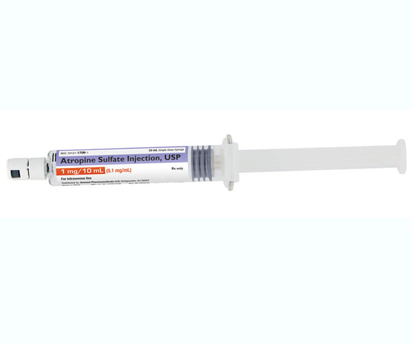 Atropine Sulfate Injection Prefilled Syringes — Mountainside Medical