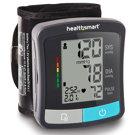 Automatic Wrist Blood Pressure Monitor by HealthSmart Mabis 04-810-001