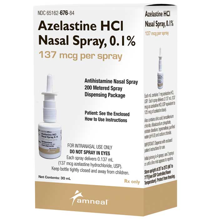 Azelastine Nasal Spray 137 mcg by Amneal Pharmaceuticals (Rx