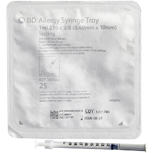 Allergist Tray Syringes