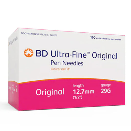 Buy BD BD Ultra-Fine Original Pen Needles 12.7mm x 29G, 100/box  online at Mountainside Medical Equipment