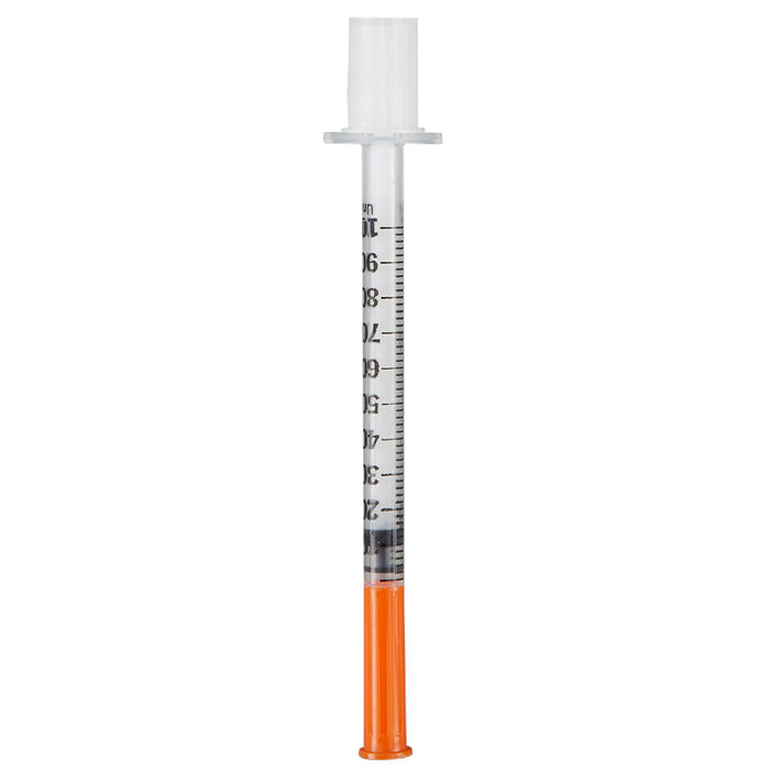 BD 328411 Insulin Syringes with Ultra-Fine Needle 12.7mm x 30G 1 mL, 100 Count 