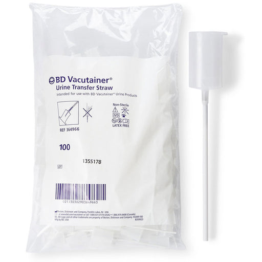 BD 364966 Vacutainer Urine Transfer Straws by BD