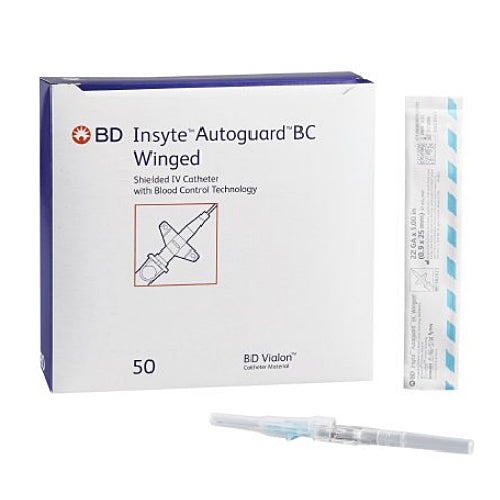 BD BD Insyte Autoguard BC Peripheral IV Catheter with Button Retracting Safety Needle | Buy at Mountainside Medical Equipment 1-888-687-4334