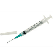 BD Plastipak 3 mL Syringe 18g x 1.5 inch with PrecisionGlide Needle Luer-lok 100 box Default Title