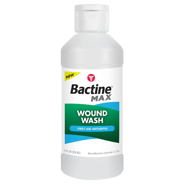 Bactine MAX Antiseptic Wound Wash Liquid