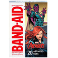 Band-Aid Adhesive Bandages Marvel Avengers Characters Assorted Sizes 20 Count