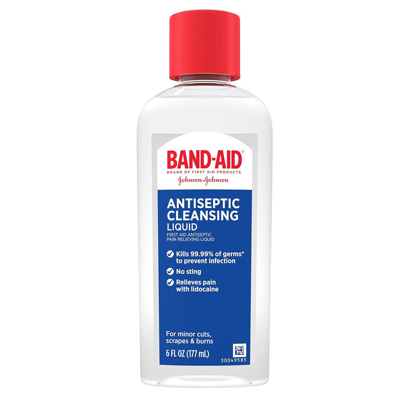 Band-Aid Antiseptic Wound Cleansing with Lidocaine + BZK