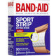 Band-Aid Sport Strip Extra Wide Adhesive Bandages All One Size 30 Per Box