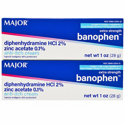 Banophen Cream 2% Anti-itch by Major Pharma