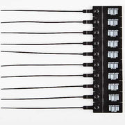 Barcode Secure-Pull Breakable Seal, Black, Code 128A