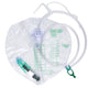 Bard Urinary Drain Bag with Anti-Reflux Valve, Sterile, 2000 mL Vinyl