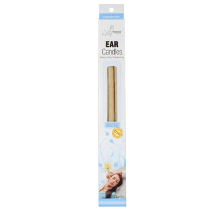 Natural Beeswax Ear Candles Unscented 2Pack — Mountainside Medical