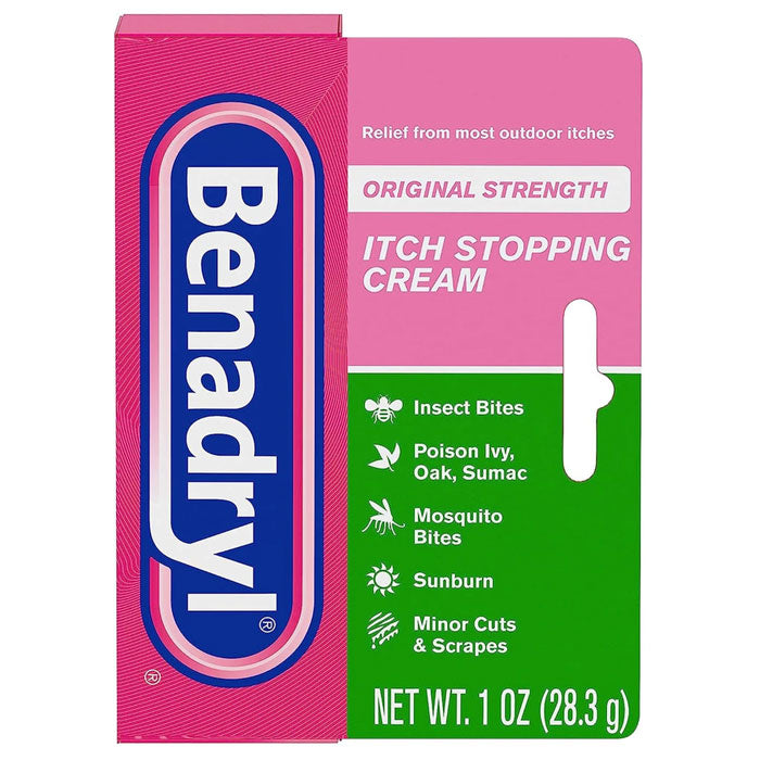 Benadryl Original Strength Itch Stopping Cream 1 oz