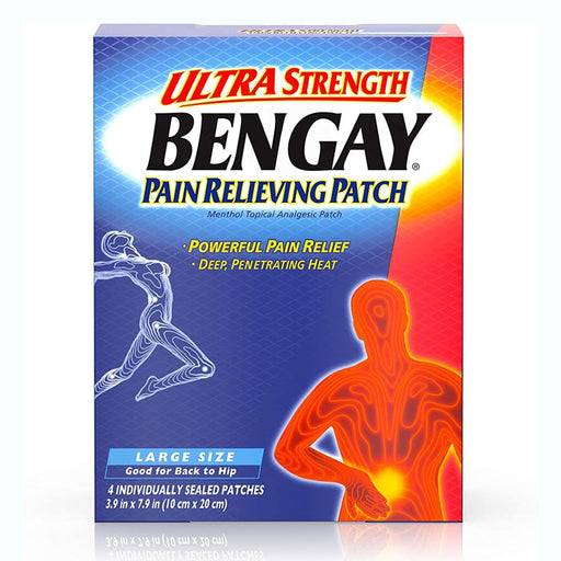 Bengay Ultra Strength Pain Relieving Patches: provide targeted muscle, joint relief, boosting comfort and mobility effectively.