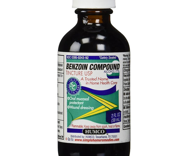 Benzoin Compound Tincture Topical Antiseptic 2 oz — Mountainside Medical