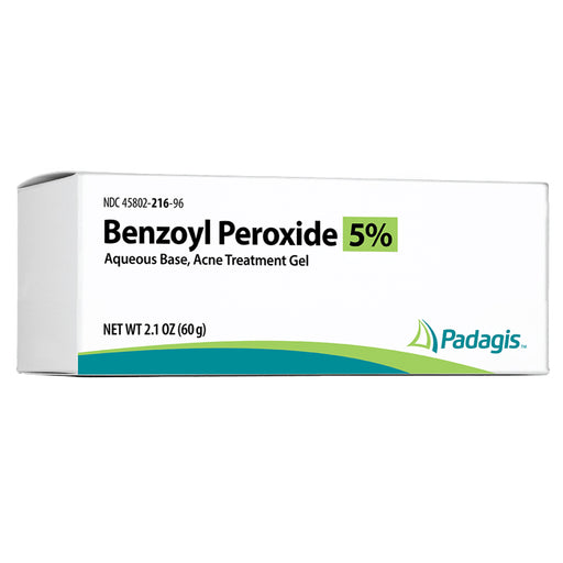 Benzoyl Peroxide 5% Aqueous Base Acne Treatment Gel by Padagis US