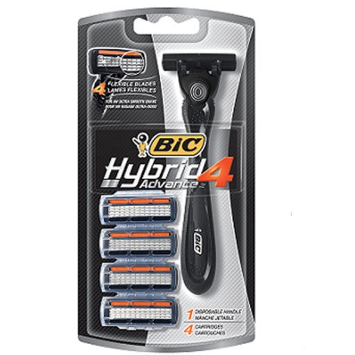 Buy BIC Corporation Bic Hybrid 4 Advanced Disposable Razors 4 Pack  online at Mountainside Medical Equipment