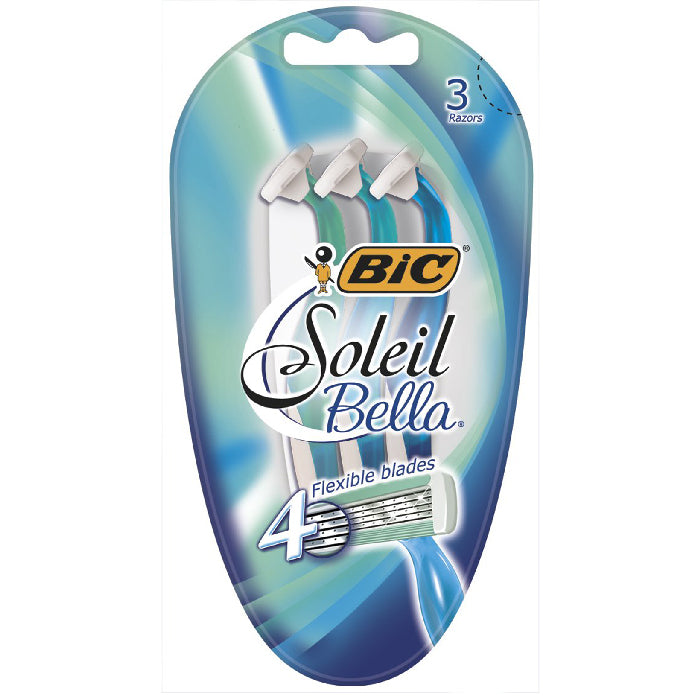 Bic Soleil Bella Razor Triple Blade Razors 3 Pack — Mountainside Medical