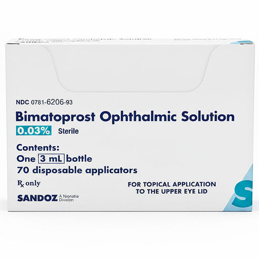 Bimatoprost Ophthalmic Solution 0.03% by Sandoz