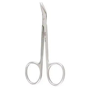 Biro Dermal Naevus Scissors 4" (103mm) Angled on Flat with Sharp Outside Edges