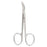 Biro Dermal Naevus Scissors 4" (103mm) Angled on Flat with Sharp Outside Edges