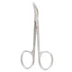 Biro Dermal Naevus Scissors 4" (103mm) Angled on Flat with Sharp Outside Edges by Integra