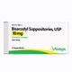 Bisacodyl Suppositories 10 mg Stimulant Laxative, 12 Count