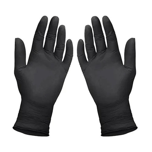 Black Nitrile Gloves Powder Free for medical and lab use, ensuring hygiene and protection during procedures, latex-free and durable.