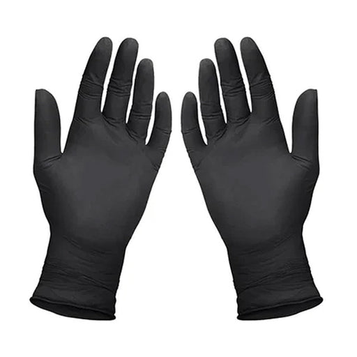 Black Nitrile Gloves Powder Free for medical and lab use, ensuring hygiene and protection during procedures, latex-free and durable.