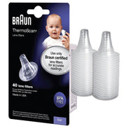 Braun Thermoscan Ear Thermometer Len Filters Probe Covers, 40 Count