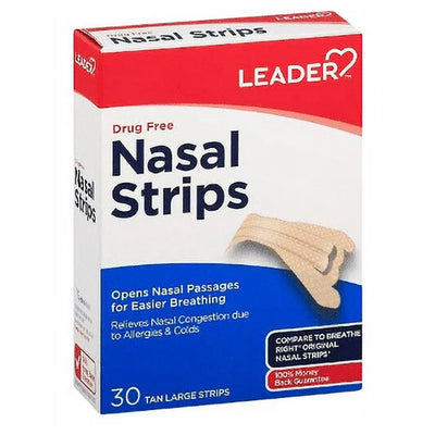 Breathing Nasal Strips Medium Clear Nasal Strips 30 Count 