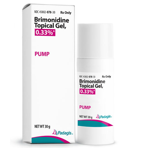 Brimonidine Topical Gel 0.33% Pump Bottle by Padagis US