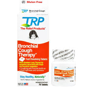 Bronchial Cough Therapy for Coughing, Mucous Relief, Chest Soreness Dissolving Tablets, 70 Count Default Title