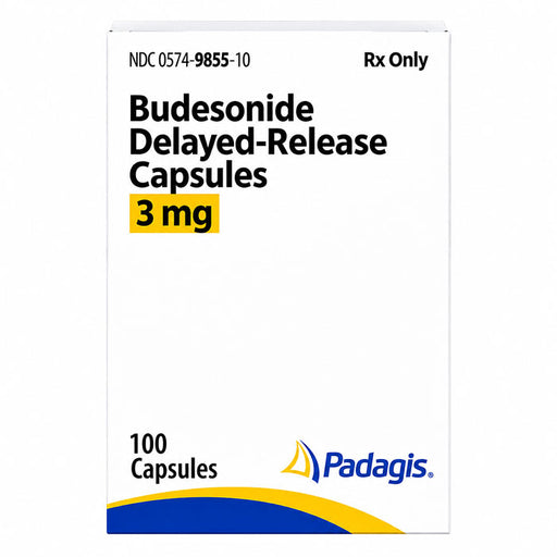 Budesonide Capsules 3 mg Delayed-Release 100 Count by Padagis