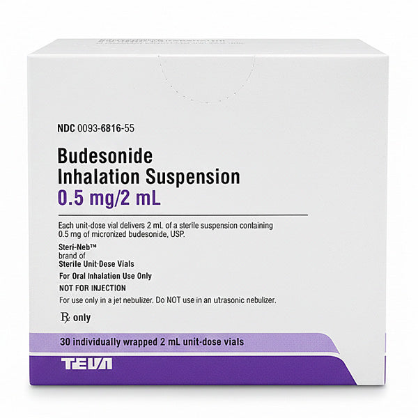 Budesonide Inhalation Suspension 0.5mg / 2 mL Single Unit-Dose Vials by Teva Pharma