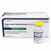 Bupivacaine Injection 0.5% Single Dose 50mg/10ml Preservative-Free 10 ml 