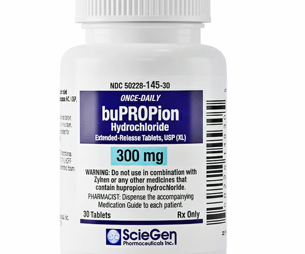 Bupropion HCL 300 mg Extended-Release Tablets XL -ScieGen