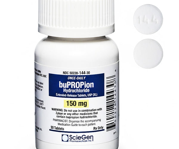 sciegen bupropion reddit Bupropion Hydrochloride 150 mg Extended- Release Tablets, 30 Count (RX)