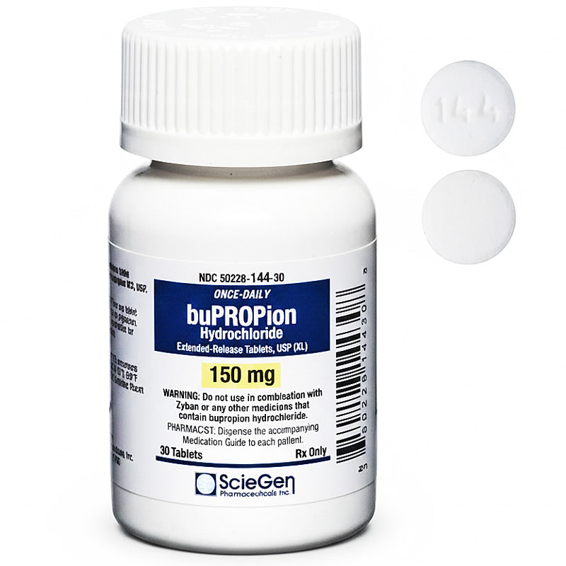 Bupropion Hydrochloride 150 mg Extended- Release Tablets by ScieGen Pharmaceuticals
