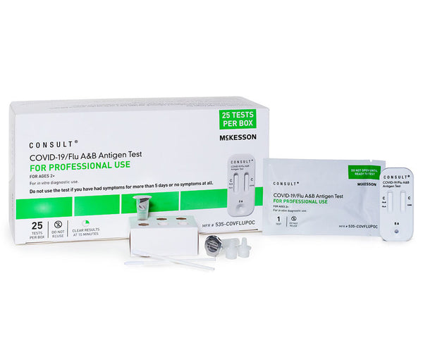 COVID-19 & Flu A&B Antigen Respiratory Test Kit (Professional Use ...