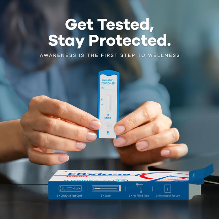 COVID-19 Test Kit for home use: Quickly detect virus, ensuring health safety with easy-to-follow instructions and accurate results.
