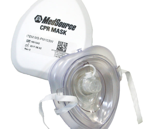 CPR Pocket Mask with Oxygen Port — Mountainside Medical