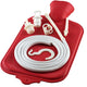 Red Rubber Enema Fountain Flush System